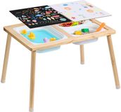 VEVOR Sensory Sand Speeltafel Activiteitentafel met 3 Opbergcontainers