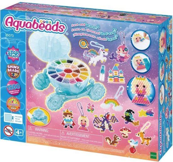 Aquabeads De betoverde koets - 35073 - 1500 kralen voor magische creaties