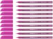 Schneider Vizz balpen (voor gemakkelijk en snel schrijven, schrijfkleur: roze, lijnbreedte M) 10 stuks
