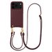 Selencia Nova Telefoonhoes met Koord en Pashouder voor de Apple iPhone 18 Pro Max / 17 Pro Max - Bold Burgundy