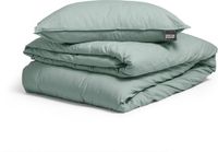 Dreamhouse Stone Washed Dekbedovertrek - 140x200/220 + 1 kussensloop 60x70 - Groen - Eenpersoons