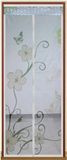 Moustiquaire pour porte, 100x220 cm, avec aimant, motif floral