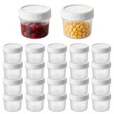 Boîtes de congélation avec couvercle - 160 ml - Set de 20 pièces - Transparent - Sans BPA