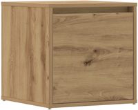 vidaXL Opbergbox met lade 40,5x40x40 cm bewerkt hout artisanaal eiken