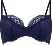 Hunkemöller Marine Non-Padded Underwired Bra Blauw