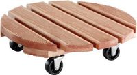 Nnice MULTI ROLLER TOSCANE DIAM.38CM Bruin Hout Rond Met wielen