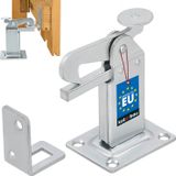 KOTARBAU® Deurstopper 97 Vloermontage deurslot zilver deurstopper vastzetter sluithoek deurbuffer staal robuust massief 97 mm