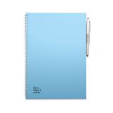 MOYU Uitwisbaar Notitieboek A4 - Sky Blue - Hardcover