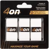 4on Padel Overgrips - Wit - 3 Stuks