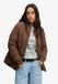Superdry - Korte Onion Quilt Liner Jas - Dames - Kombucha Bruin - Maat UK16-EU42