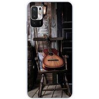 Xiaomi Redmi Note 10 5G Guitare Bedrukt siliconen hoesje