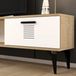Meuble TV Saphir chêne/blanc, 150x44,6x29,6 cm