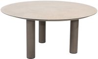 4 Seasons Outdoor Donato dining tuintafel 160x75 cm rond keramiek terre bruin