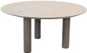 4 Seasons Outdoor Donato dining tuintafel 160x75 cm rond keramiek terre bruin