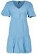 Vero Moda Satina Robe courte à manches courtes Bleu M Femme