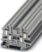 Phoenix Contact rijgklem met schroefverbinding 2,5 mm² - grijs per 50 stuks (UT 2,5-QUATTRO)