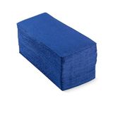 Hanglamp Saten Hanglamp ser42107361 Premium, servet 40 x 40, 2-laags, 1/8 vouw, 40 servetten, punta-punta, blauw