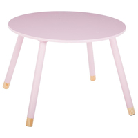Atmosphera Kids Kindertafel Rond D60x43 cm - Roze