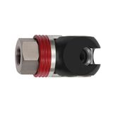RIEGLER 426.03-SCH-NPT zwenkveiligheidskoppeling NW 11, ISO 6150 C, staal, NPT 1/2 IG