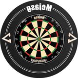 Holland Connections Jeu de fléchettes professionnel en sisal - inclusief 6 fléchettes - pour adultes - extérieur