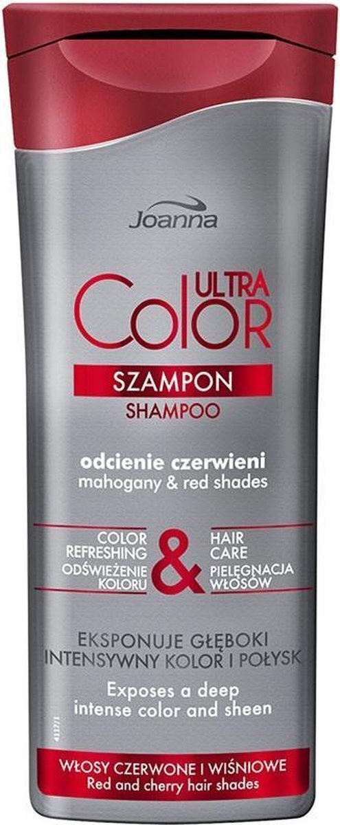 Joanna JOANNA_Ultra Color System Shampoo For Red & Cherry Hair szampon podkreœlaj¹cy odcienie czerwieni i wiœni 200ml