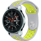 ShieldCase Samsung Galaxy Watch sport band (grijs/geel)