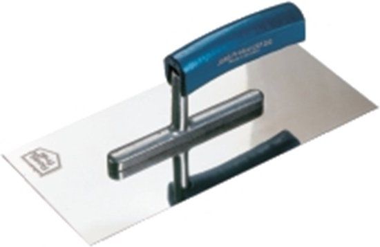 Jung Henkelmann Plakspaan - Gebogen Greep - 6x6mm Getand - 280x130mm