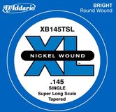 D'Addario 145 Nickel Wound Super Long Scale Reduced Single String for Bass Guitar