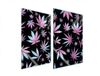 TMK ArtDeko Plaque de protection en verre - 2x35x52 cm - Motif feuilles