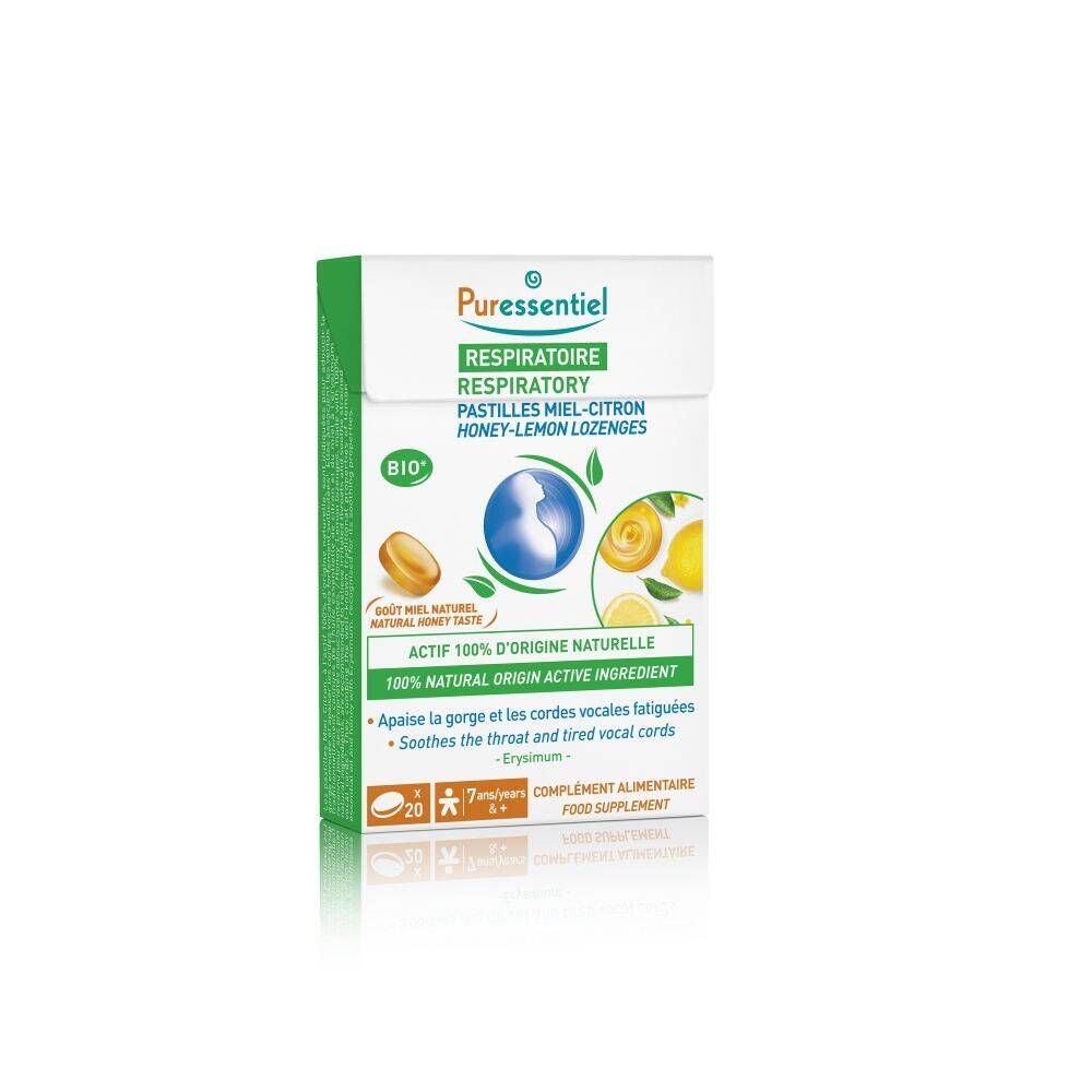 Puressentiel Ademhaling Pastillen Honing - Citroen 20 pastilles