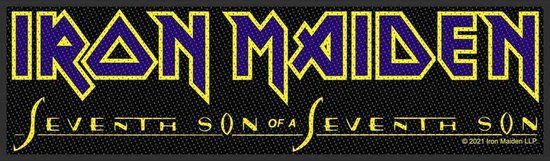 Rock Off Iron Maiden Seventh Son Logo Unisex Patch - meerkleurig