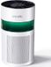 SereneLife Purificateur d'air – Purificateur d'air compact avec boîte d'arôme et éclairage d'ambiance – Haute efficacité de filtration avec 2 vitesses, minuterie et mode veille – Avec indicateur de remplacement du filtre (15,2 × 15,2 × 30,5 cm) Blanc