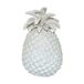 homea 5dej1223bc decoratieve figuur ananas, polyhars, 19,5 x 19 x 29,5 cm, wit