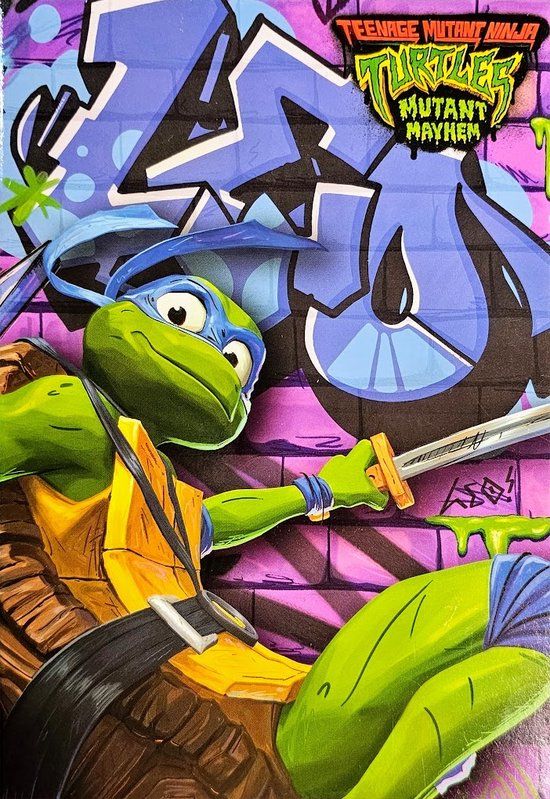 Playmates - TMNT - Mutant Mayhem - Leonardo 7" Action Figure - Plastic