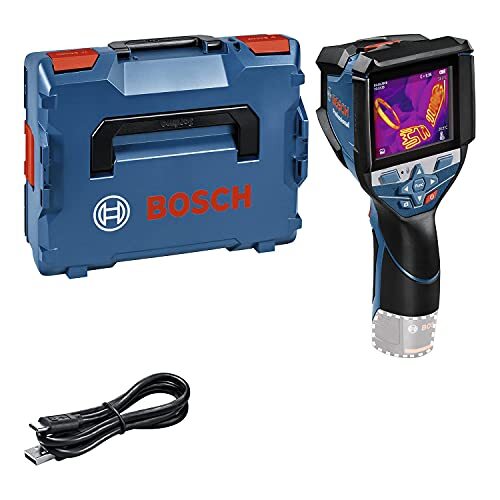 Bosch Professional 12V System warmtebeeldcamera GTC 600 C (zonder accu en oplader, met app-functie, temperatuurbereik: -20°C tot +600°C, resolutie: 256 x 192 px, in L-BOXX)