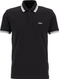 BOSS Paddy Polo Zwart - Regular-fit - Heren Poloshirt Maat M - Zwart - Katoen - Korte mouw