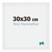 Your Decoration Cadre photo 30x30 cm Blanc Laqué MDF Mura