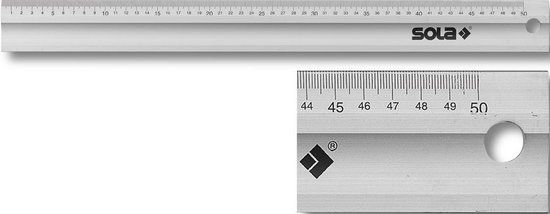 Sola Werkplaatslineaal LAB500 ALU 500x50x5 mm