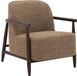 Goossens Fauteuil Fuzz - Stof - Bruin