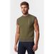 Moschino Chemise sans manches avec fermeture éclair Vert Taille : 48