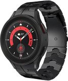 Strap-it Smartwatch bandje - Stalen Special horlogeband - zwart