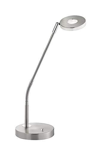 Fischer & Honsel Dent tafellamp, nikkelkleuren