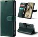 Casemania Echt Leren Hoesje Geschikt voor Samsung Galaxy S25 Plus - Emerald Green - Leer Wallet Hoes - Portemonnee Book Cover met Pasjeshouder