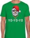 Bellatio Decorations Shoppartners Bv Gangster / rapper Santa fout Kerstshirt / Kerst t-shirt groen voor heren - Kerstkleding / Christmas outfit XL