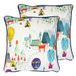 Prestigious Textiles Away We Go Kids Veren Gevuld Kussen - Twin Pack