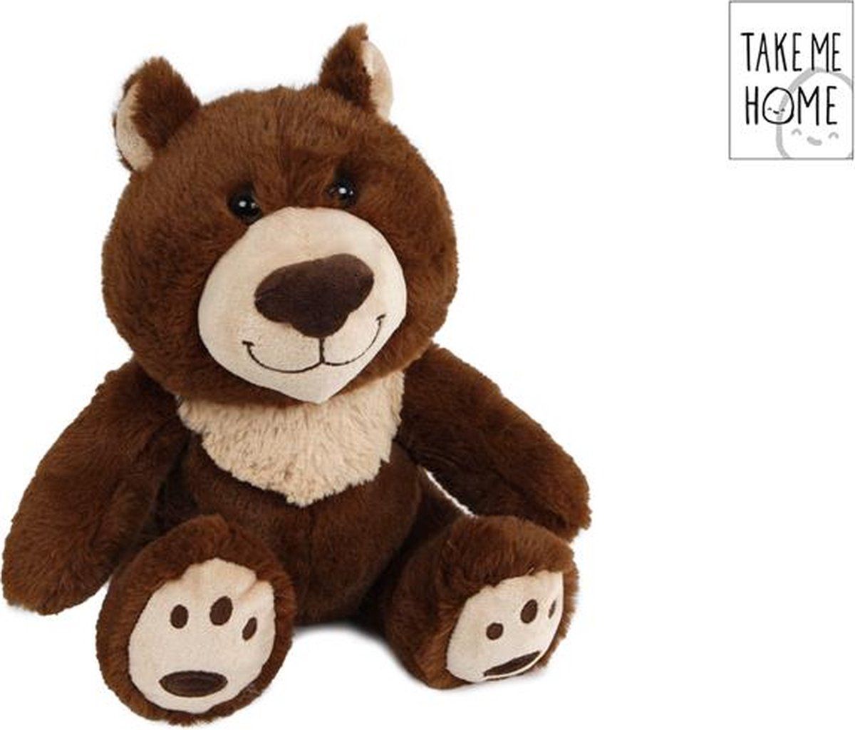 Take me Home Honingbeer L Pluche - 30cm - 8713219459164