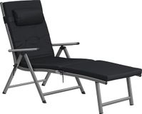 Songmics Deluxe Zonnebed voor Tuin, Terras en Balkon