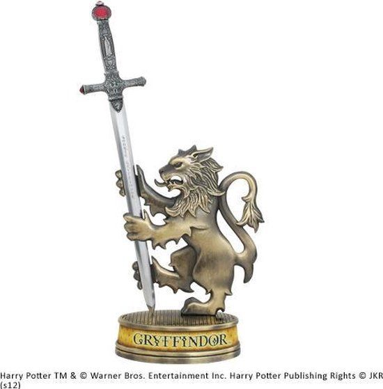 The Noble Collection Gryffindor zwaard briefopener met display stand