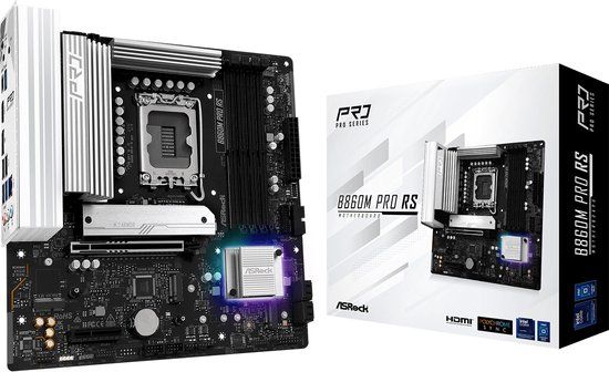 Asrock B860M Pro RS Intel B860 LGA 1851 micro ATX
