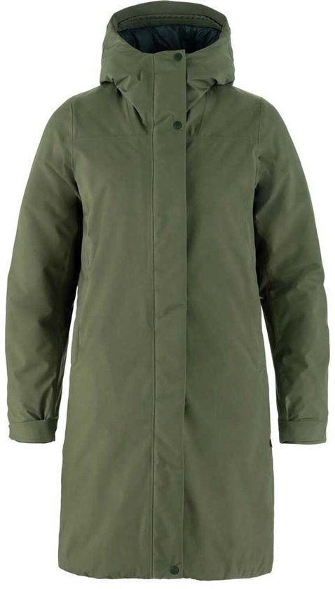 Fjällräven HC hydratic Padded Parka Women - Winterjas - Dames - Groen - Maat M